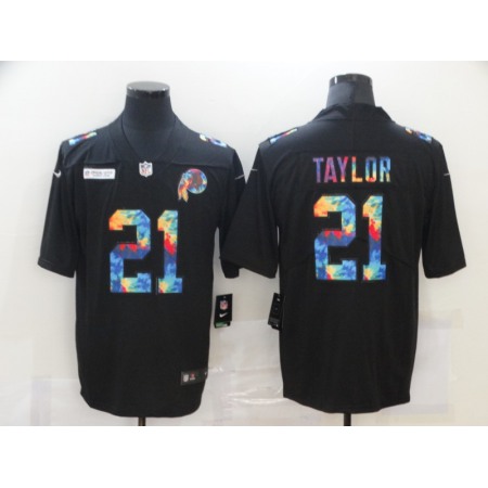 Men's Washington Football Team #21 Sean Taylor 2020 Black Crucial Catch Limited Stitched Jersey