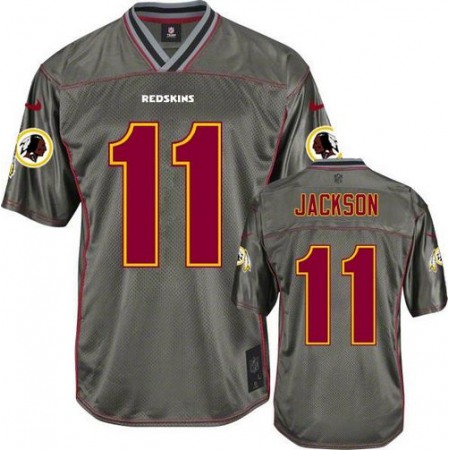 Nike Redskins #11 DeSean Jackson Grey Men's Stitched NFL Elite Vapor Jersey