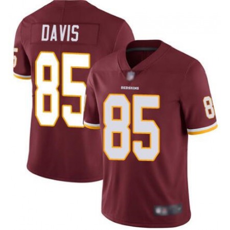 Men's Washington Redskins #85 Vernon Davis Red Vapor Untouchable Limited NFL Stitched Jersey