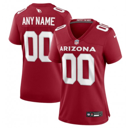 Women's Arizona Cardinals Active Player Custom New Red Stitched Jersey(Run Small)