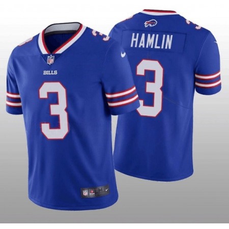 Youth Buffalo Bills #3 Damar Hamlin Blue Vapor Untouchable Limited Stitched Jersey