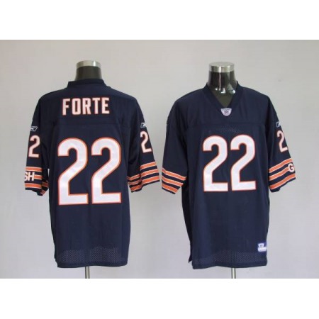 Bears #22 Matt Forte Blue Stitched Youth NFL Jersey