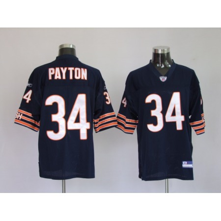 Bears #34 Walter Payton Blue Stitched Youth NFL Jersey