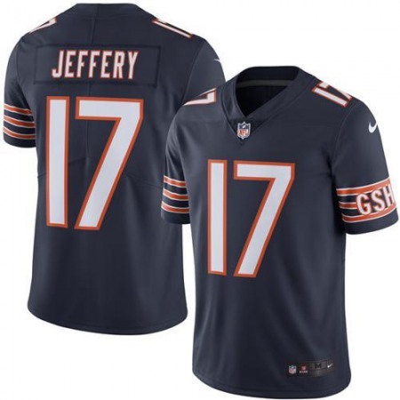 Nike Bears #17 Alshon Jeffery Navy Blue Youth Stitched NFL Limited Rush Jersey
