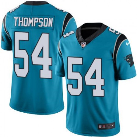 Nike Panthers #54 Shaq Thompson Blue Youth Stitched NFL Limited Rush Jersey