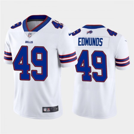 Youth Buffalo Bills #49 Tremaine Edmunds White Vapor Untouchable Limited Stitched Jersey