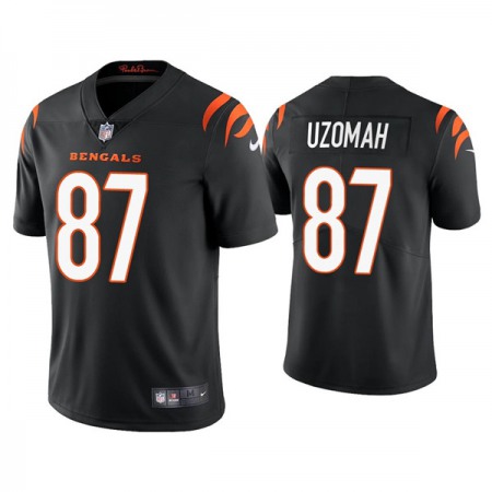 Youth Cincinnati Bengals #87 C.J. Uzomah Black Vapor Untouchable Limited Stitched Jersey