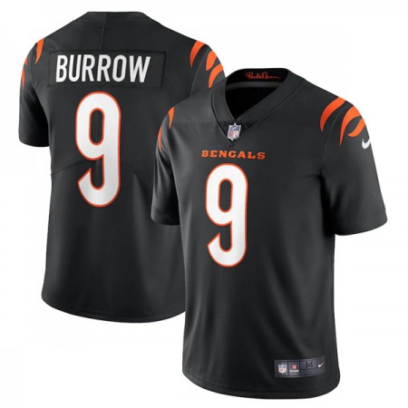 Youth Cincinnati Bengals #9 Joe Burrow New Black Vapor Untouchable Limited Stitched Jersey