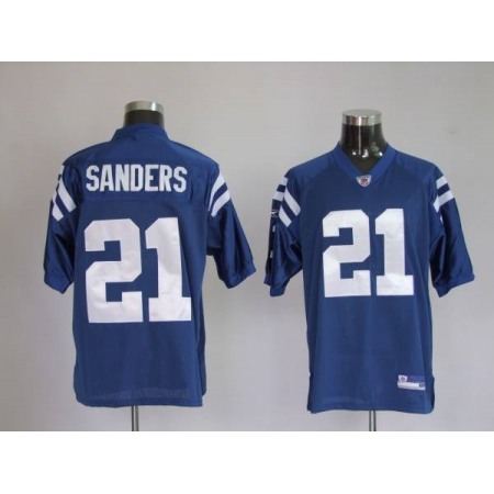 Colts #21 Bob Sanders Blue Stitched Youth NFL Jersey