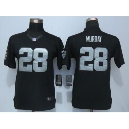 Nike Raiders #28 Latavius Murray Black Team Color Youth Stitched NFL Limited Jersey