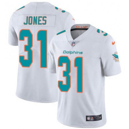 Youth Miami Dolphins #31 Byron Jones White Vapor Untouchable Limited Stitched NFL Jersey