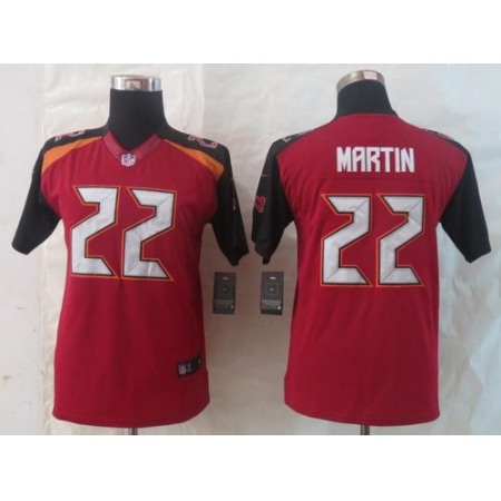Nike Buccaneers #22 Doug Martin Red Team Color Youth Stitched NFL New Limited Jersey
