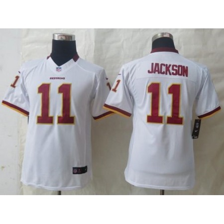 Nike Redskins #11 DeSean Jackson White Youth Stitched NFL Limited Jersey