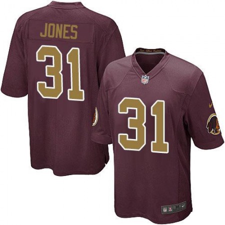 Nike Redskins #31 Matt Jones Burgundy Red Alternate Youth Stitched NFL Elite Jersey