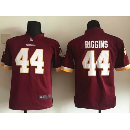 Nike Redskins #44 John Riggins Burgundy Red Team Color Youth Stitched NFL Elite Jersey