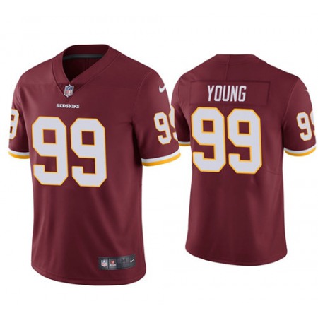 Youth Washington Redskins #99 Chase Young Red Vapor Untouchable Limited Stitched Jersey