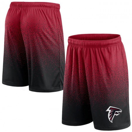 Men's Atlanta Falcons Red/Black Ombre Shorts