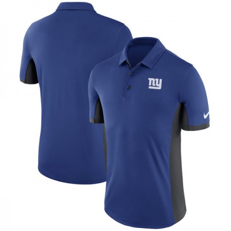 Men's New York Giants Nike Royal Evergreen Polo