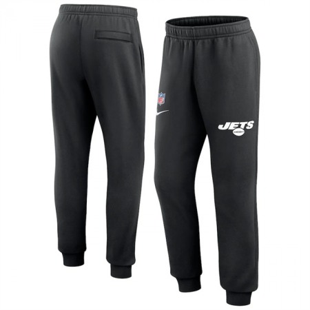 Men's New York Jets Black Chop Block Fleece Sweatpants