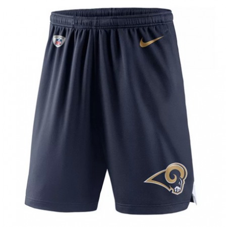 Men's Los Angeles Rams Blue Knit Shorts (Run Smaller)