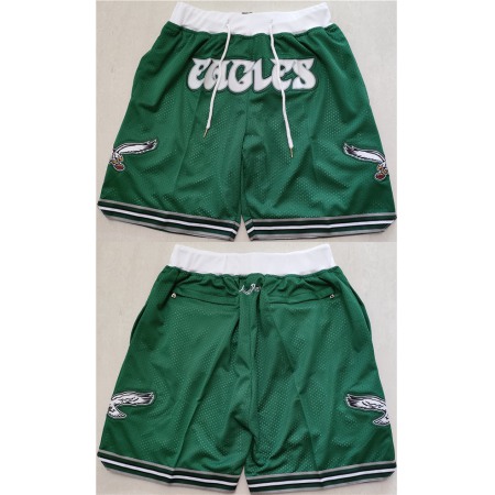 Men's Philadelphia Eagles Green Shorts (Run Small)