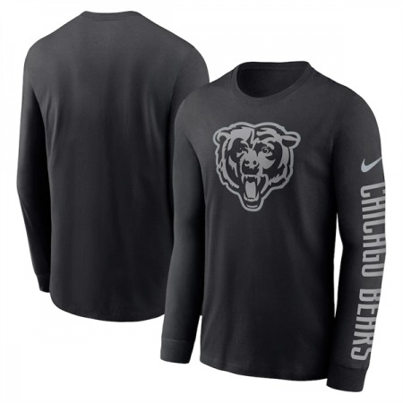 Men's Chicago Bears Black Long Sleeve T-Shirt