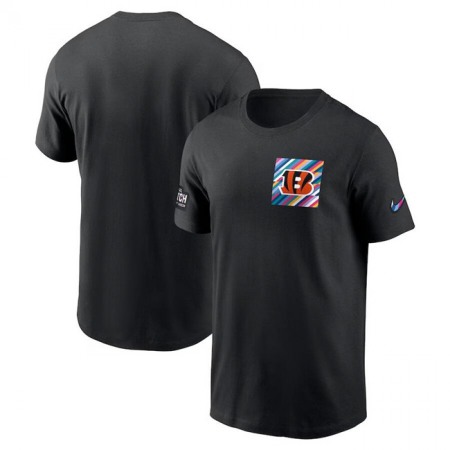 Men's Cincinnati Bengals Black 2023 Crucial Catch Sideline Tri-Blend T-Shirt