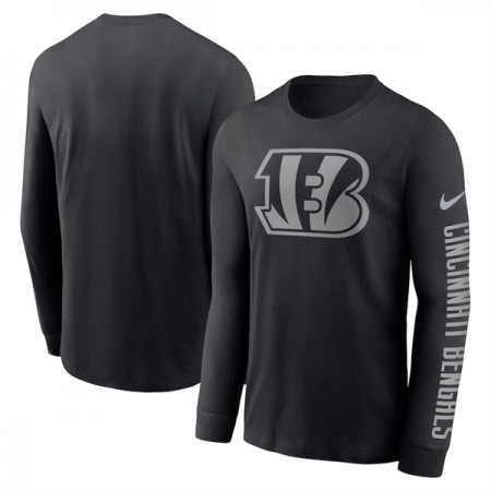 Men's Cincinnati Bengals Black Long Sleeve T-Shirt