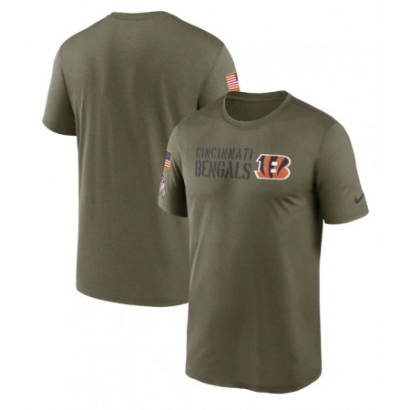 Men's Cincinnati Bengals Olive 2022 Salute to Service Legend Team T-Shirt
