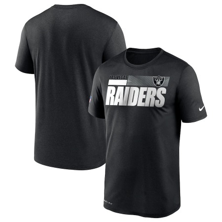 Men's Las Vegas Raiders 2020 Black Sideline Impact Legend Performance T-Shirt
