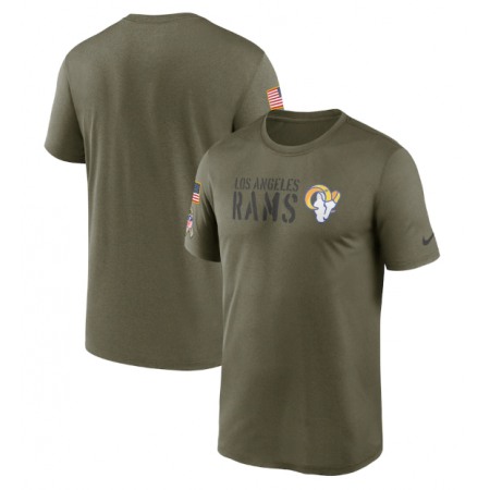Men's Los Angeles Rams Olive 2022 Salute to Service Legend Team T-Shirt