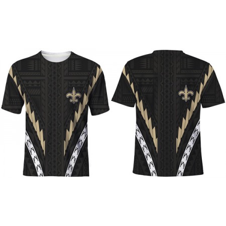 Men's New Orleans Saints Black T-Shirt