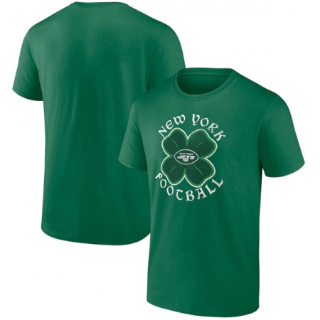 Men's New York Jets Kelly Green St. Patrick's Day Celtic T-Shirt