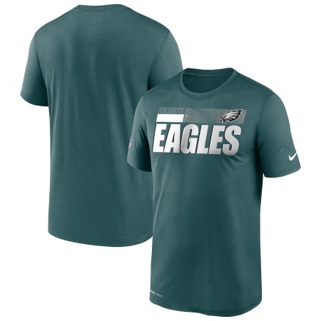 Men's Philadelphia Eagles 2020 Green Sideline Impact Legend Performance T-Shirt