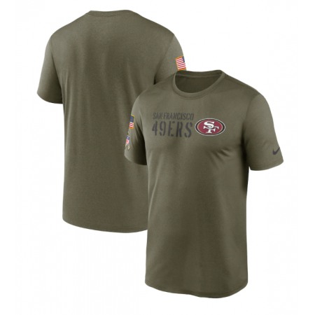 Men's San Francisco 49ers Olive 2022 Salute to Service Legend Team T-Shirt