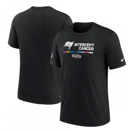 Men's Tampa Bay Buccaneers 2022 Black Crucial Catch Performance T-Shirt
