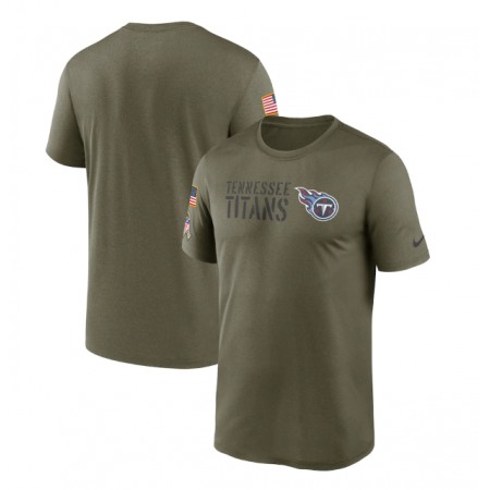 Men's Tennessee Titans Olive 2022 Salute to Service Legend Team T-Shirt