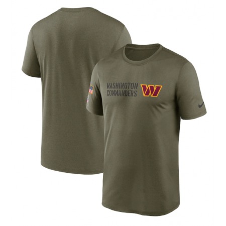 Men's Washington Commanders Olive 2022 Salute to Service Legend Team T-Shirt
