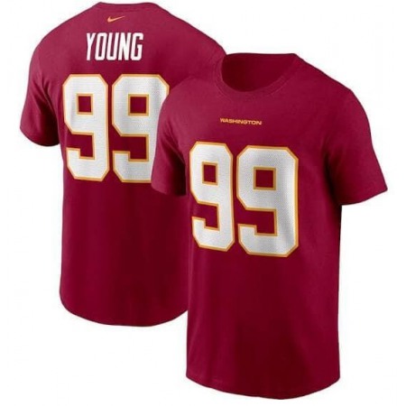 Men's Washington Football Team #99 Chase Young NFL T-Shirt