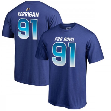 Redskins #91 Ryan Kerrigan AFC Pro Line 2018 NFL Pro Bowl Royal T-Shirt