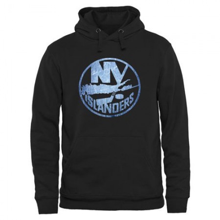 New York Islanders Rinkside Pond Hockey Pullover Hoodie Black