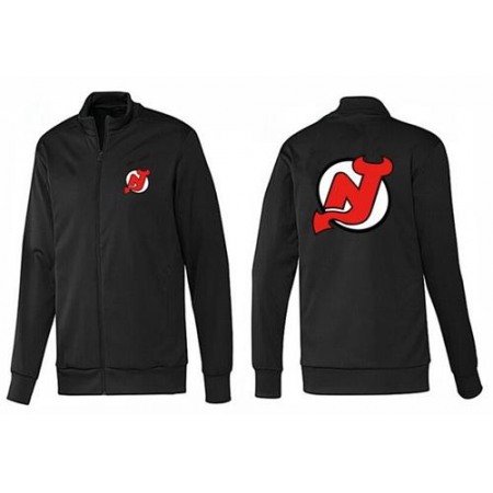 NHL New Jersey Devils Zip Jackets Black-1
