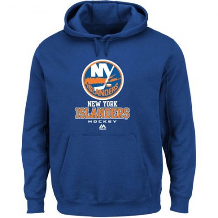 New York Islanders Majestic Critical Victory VIII Fleece Hoodie Royal Blue