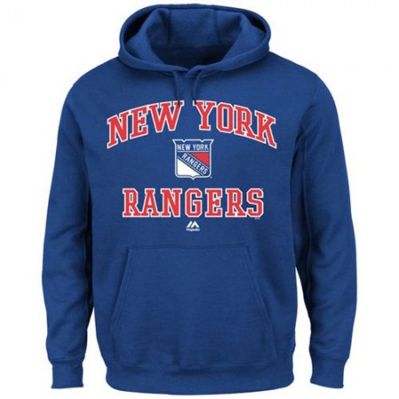 New York Rangers Majestic Heart & Soul Hoodie Royal Blue