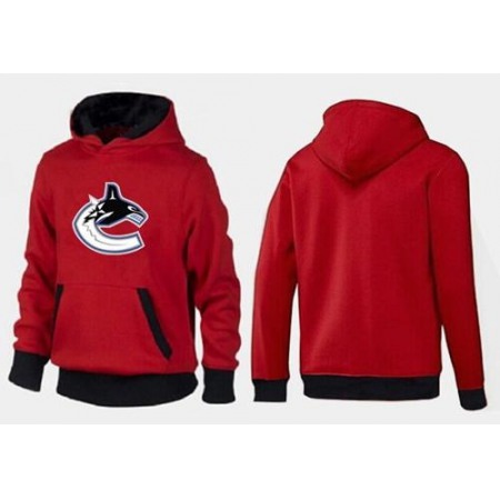 Vancouver Canucks Pullover Hoodie Red & Black