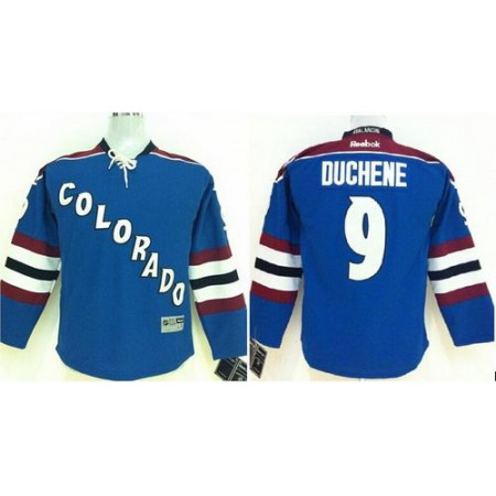 Avalanche #9 Matt Duchene Blue Stitched Youth NHL Jersey