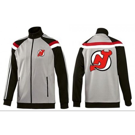 NHL New Jersey Devils Zip Jackets Grey