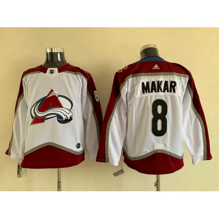 Youth Colorado Avalanche #8 Cale Makar White Stitched Jersey