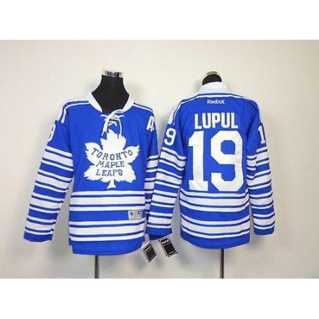 Maple Leafs #19 Joffrey Lupul Blue 2014 Winter Classic Stitched Youth NHL Jersey