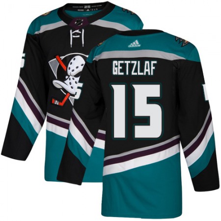 Men's Adidas Anaheim Ducks #15 Ryan Getzlaf Black Stitched NHL Jersey